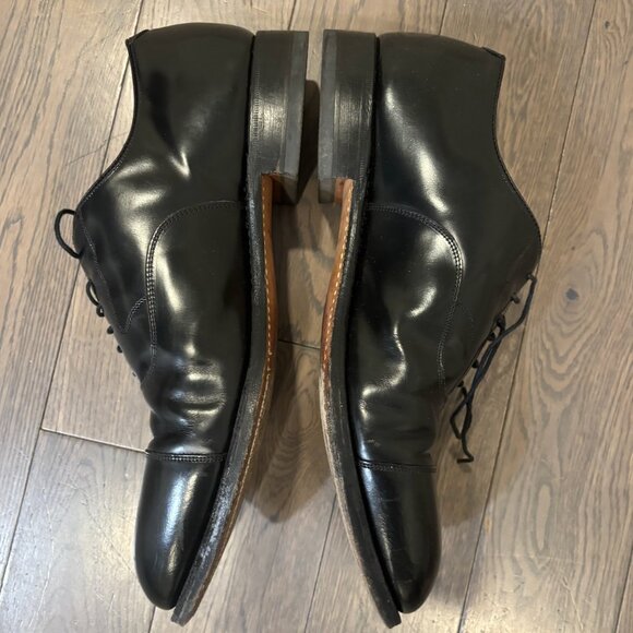 Johnston & Murphy Melton black dress shoes sz 10 main image 5